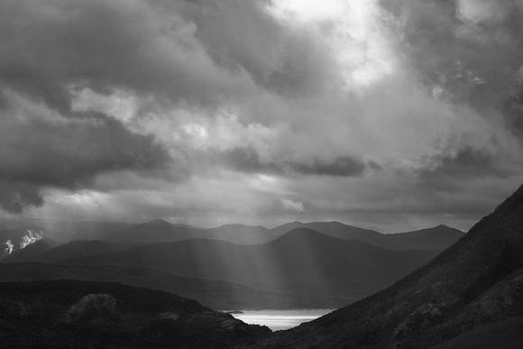 View from Linda Valley down to Lake Burbury Tasmania