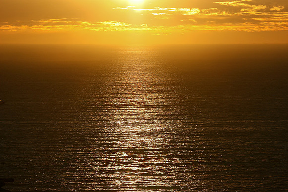Sunrise over the ocean Botany bay national Park