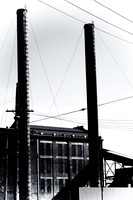 White Bay Power Station Silhouette