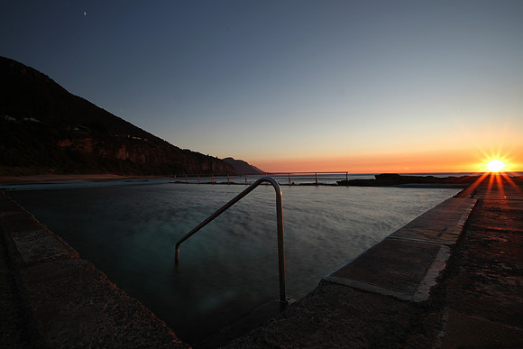 Coalcliffe pool , nsw, coastal