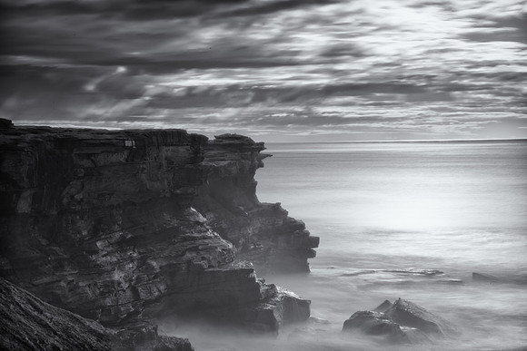Early Morning - Botany Bay National Park B&W